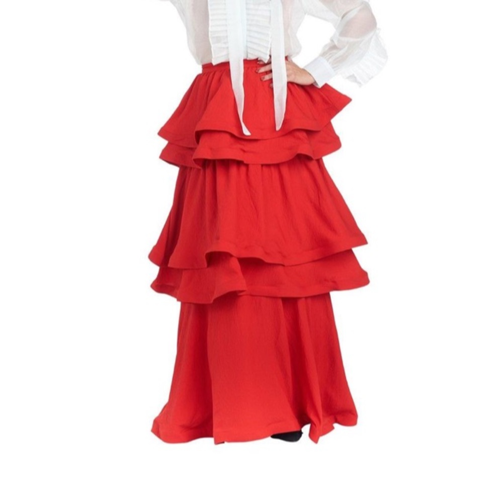 BURU Teagan tiered skirt